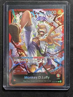 One Piece TCG - Monkey.D.Luffy ST21-001 L - Starter Deck EX: Gear 5 Promo Deck - Image 3