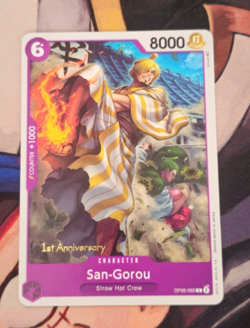 One Piece TCG - San-Gorou - 1st Anniversary Stamped Promo - OP05-065 - English - Image 1
