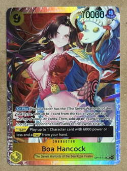 Boa Hancock Foil The Azure Sea's Seven Super Rare OP14-112 One Piece CCG - Image 2