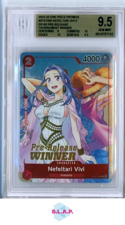 NEFELTARI VIVI WINNER PROMP ONE PIECE ST01-009 2022-2023 TOURNAMENT-EN BGS 9.5 - Image 1