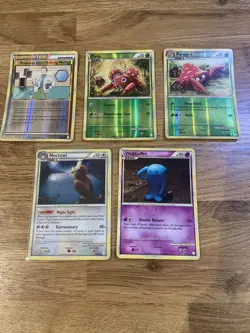 Pokemon Cards HGSS Heartgold Soulsilver Reverse And Holo Bundle Joblot X 5 - Image 1