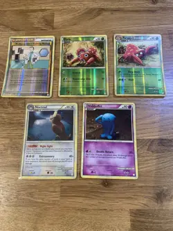 Pokemon Cards HGSS Heartgold Soulsilver Reverse And Holo Bundle Joblot X 5 - Image 2