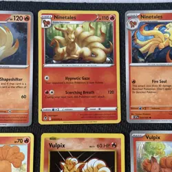 10x Pokemon Cards - Vulpix/Ninetales Bundle , Near mint , No duplicate (E) - Image 4