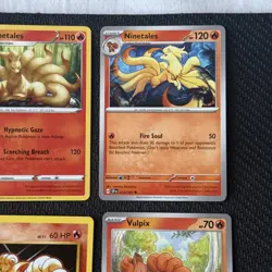 10x Pokemon Cards - Vulpix/Ninetales Bundle , Near mint , No duplicate (E) - Image 5