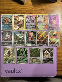 English Pokemon Cards Bundle 22x Illustration Rare - Mixed Sets - LP & MegaDream - Image 1