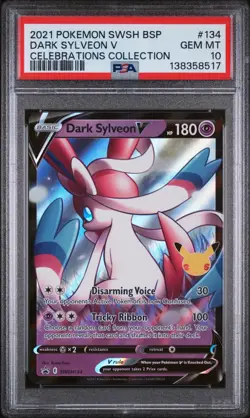 Dark Sylveon V SWSH134 SWSH: Sword & Shield Promo Cards Holo - Image 1