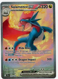 Salamence EX 187/159SV09: Journey Together Holo Card Near Mint Condition - Image 1
