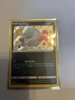 Pokemon Card - Koffing Shining Fates SV076/SV122 Shiny Holo Rare - Image 1