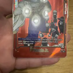(Piccolo Jr) FB06-113 Alt Art SB01 Dragon Ball Super card Manga Red Fusion World - Image 4