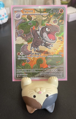Pokemon TCG - Tyrunt Perfect Order Pokemon Centre - Stamped Promo Card - Sleeved - Image 1