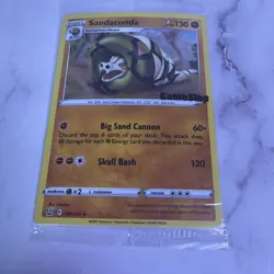 Sandaconda GameStop Stamped Holo PROMO 082/163 NEW SEALED Pokemon Card TCG - Image 3