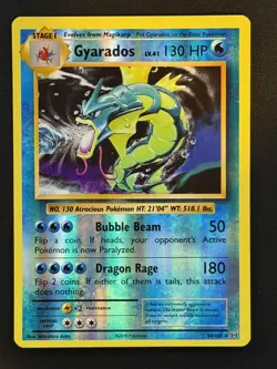 POKEMON CARD Gyarados 34/108 Evolutions Reverse Holo Mint Pack Fresh Free P&P - Image 1