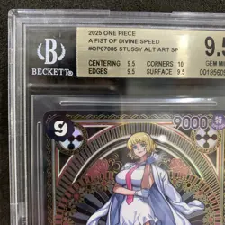 2025 One Piece Stussy Special Card Alternate Art #OP07-085 Bgs 9,5 GEM MINT Eng - Image 2