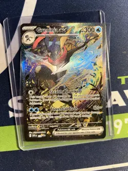 Pokemon TCG Greninja EX 132 Scarlet & Violet Promo Holo Card NM Condition - Image 1