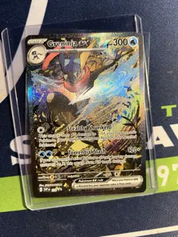 Pokemon TCG Greninja EX 132 Scarlet & Violet Promo Holo Card NM Condition - Image 2