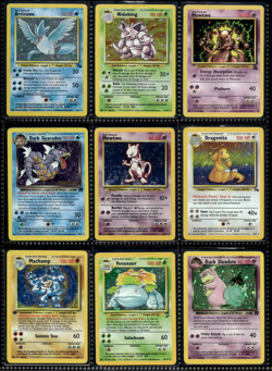 Vtg Pokemon Card Collection Lot Base Set 1st Edition Promo Binder Holos WOTC - Image 1