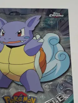 Wartortle (Topps Chrome Series 1) Holo Pokemon Card - Image 5