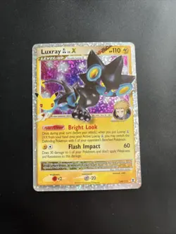 Luxray GL LV.X - 109/111 Pokemon Celebrations Classic Collection Rare Card NM/M* - Image 1