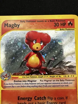 Magby Holo Rare Card 17/165 LP/MP Condition Pokemon Card - Image 2