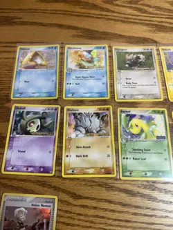 Pokemon Reverse Holo Lot Stamped Emerald, Unseen Forces LP-MPLot 11 Total Cards - Image 2