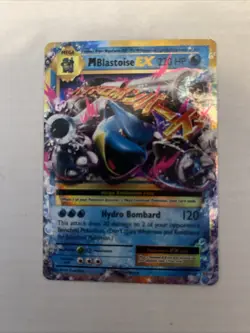 Pokemon TCG Mega-Blastoise-EX Evolutions Holo Card 22/108 - Image 1