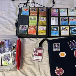 Autographed DeVonta Smith, Pokemon & Sports Card Lot - Image 1
