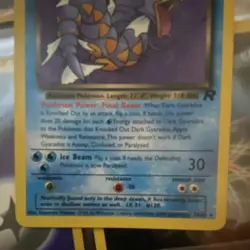 Pokemon Dark Gyarados 25/82 Team Rocket Rare 70 HP Card 2000 - Image 2
