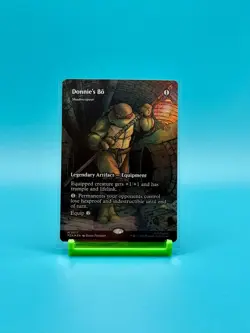NM - 2026 Magic the Gathering, TMNT, Donnie's Bo, Shadowspear (foil) #17 - Image 1