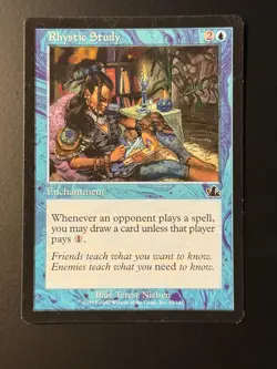 MTG - Rhystic Study - Prophecy - 1x NM (Magic: The Gathering) - Image 1