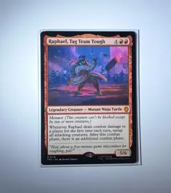 Raphael, Tag Team Tough - Commander: Teenage Mutant Ninja Turtles MTG NM (M118) - Image 1