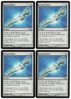Crystal Shard x4 4x 2003 Mirrodin PLAYSET Colorless Uncommon Artifact MTG NM AZ1 - Image 1