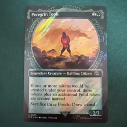 Magic The Gathering Lord Of The Rings | Peregrin Took SURGE FOIL NM NEVER PLAYED - Image 1