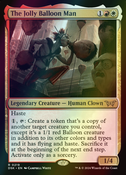 MTG The Jolly Balloon Man Foil ** Duskmourn: House of Horror ** English - Image 1