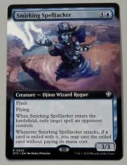 MTG OTJ Commander Smirking Spelljacker Creature RARE REGULAR #0052 - Image 1