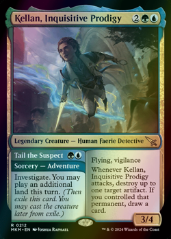 MTG Kellan, Inquisitive Prodigy // Tail the Suspect Foil ** mkm ** En - Image 1