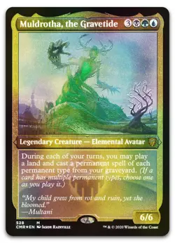 Muldrotha, the Gravetide (Foil Etched) #528 (NM) Commander Legends CMR Magic MTG - Image 1