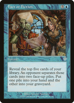 Fact or Fiction #57 (Damaged) Invasion INV Magic MTG - Image 1