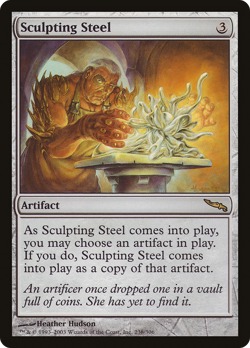 Sculpting Steel #238 (MP) Mirrodin MRD Magic MTG - Image 1