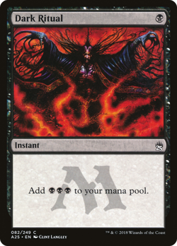 Dark Ritual #82 (MP) Masters 25 A25 Magic MTG - Image 1