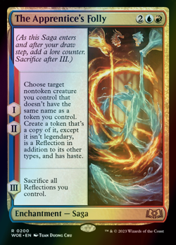 MTG The Apprentice's Folly Foil ** Wilds of Eldraine ** English - Image 1