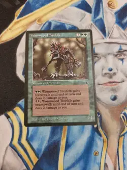 Wormwood Treefolk MTG The Dark Rare Green Creature Slightly Played x1 GG5 - Image 2