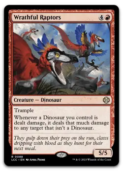Wrathful Raptors #88 (LP) Lost Caverns of Ixalan LCC Magic MTG - Image 1
