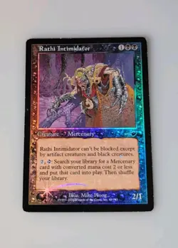 MTG Nemesis Rathi Intimidator Foil Promo LP - Image 1