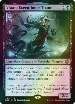 MTG Vraan, Executioner Thane Foil ** Phyrexia: All Will Be One ** English - Image 1