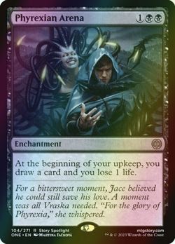 MTG Phyrexian Arena Foil ** Phyrexia: All Will Be One ** English - Image 1