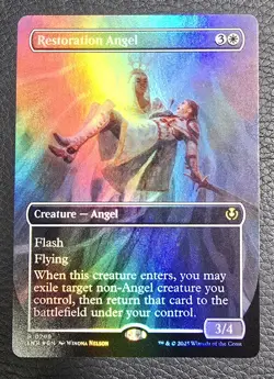 Restoration Angel (Borderless) - Foil NM MTG Innistrad Remastered - Image 1