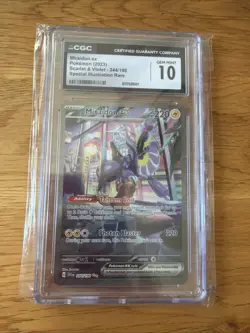 CGC 10 Miraidon ex 244/198 SIR Scarlet & Violet Pokemon Card - Image 1