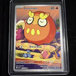 Pokemon TCG Darumaka Black Bolt Holo Card 097/086 Sv: Black Bolt Holo IR - Image 1