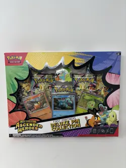 Pokemon Ascended Heroes First Partner Deluxe Pin Collection Sealed New - Image 1