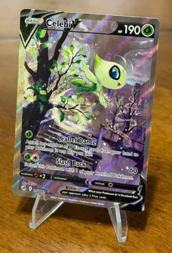 Pokemon Celebi V Ultra Rare Full Art Holo 190 HP Swsh08 Fusion Strike 245/264 - Image 1